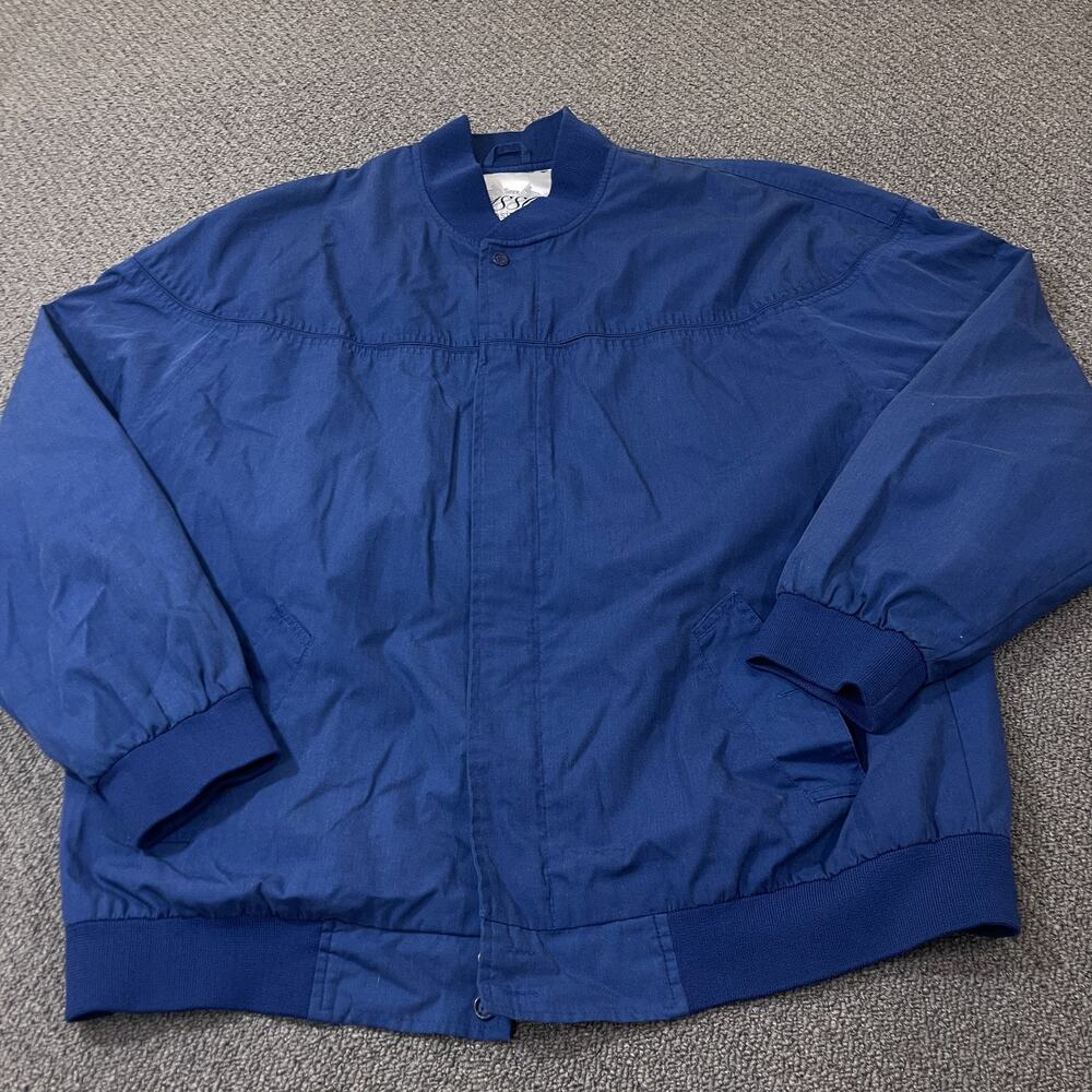 Munsingwear Jacket Mens Size 2XL Blue Full Zip